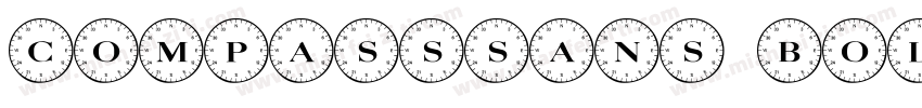 CompassSans bold字体转换